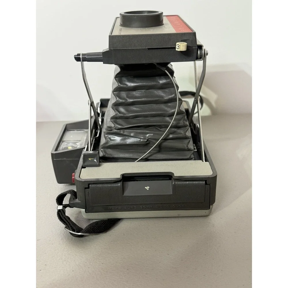 Vintage Polaroid Automatic 104 Land Camera Cover Carrying Case and Instructions